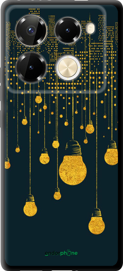 TPU чехол Иллюстрация ночного города для Infinix Note 40 PRO 5G - 4162b-3690 изображение 