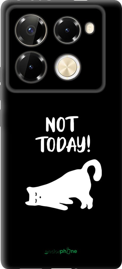 TPU чехол Уставший кот для Infinix Note 40 PRO 5G - 4535b-3690 изображение 