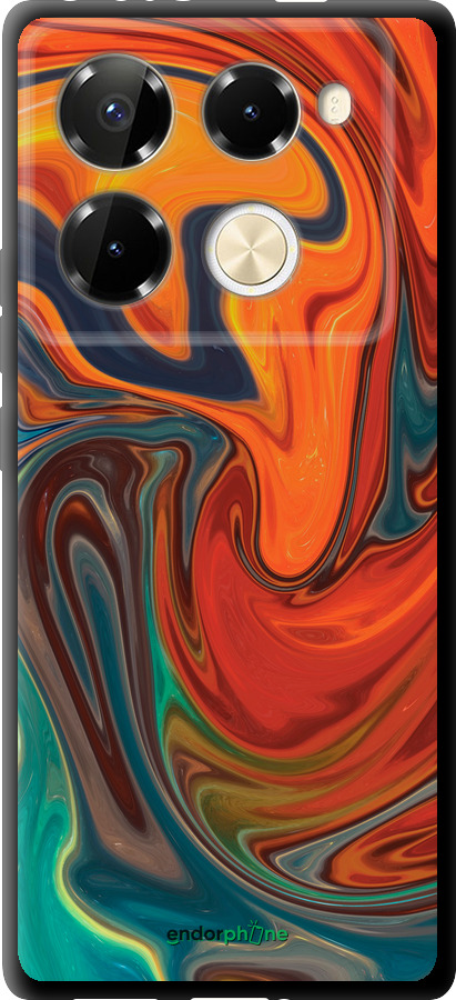 TPU чехол Абстрактный фон для Infinix Note 40 PRO 5G - 4547b-3690 изображение 