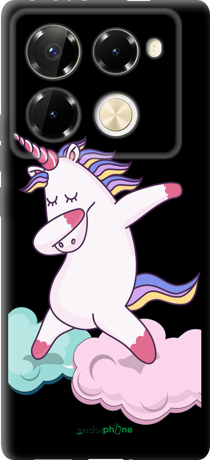 TPU чехол Единорог для Infinix Note 40 PRO 5G - 4702b-3690 изображение 