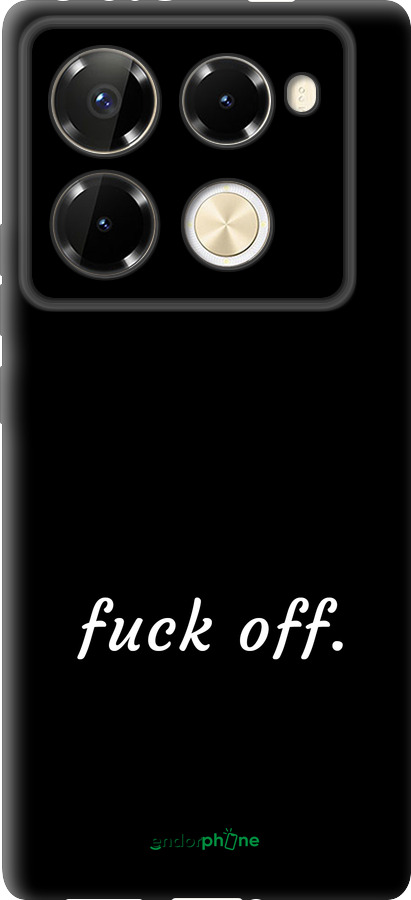 TPU чехол Fuck off для Infinix Note 40 Pro+ 5G - 4731b-3801 изображение 