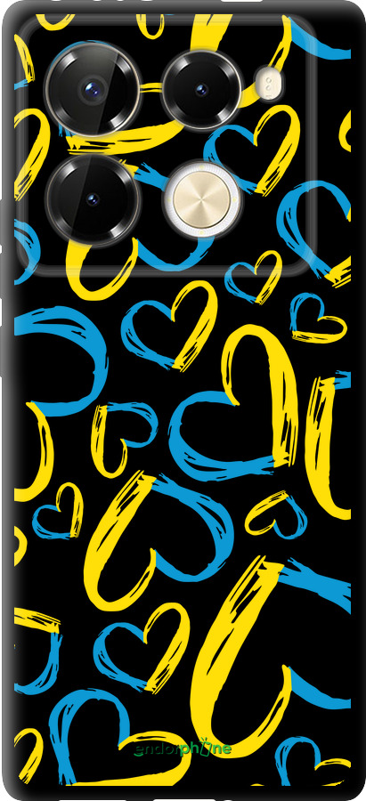 TPU чехол Сердца UA для Infinix Note 40 Pro+ 5G - 5292b-3801 изображение 