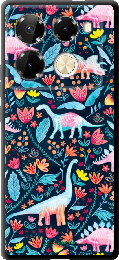 TPU чехол № 5415 для Infinix Note 40 PRO 5G - 5415b-3690 изображение 