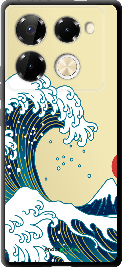 TPU чехол Японские волны для Infinix Note 40 PRO 5G - 5533b-3690 изображение 