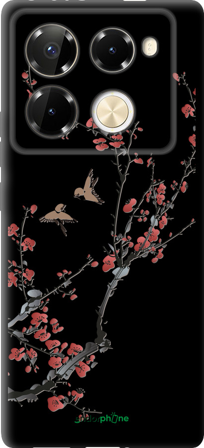 TPU чехол Сакура v2 для Infinix Note 40 PRO 5G - 5538b-3690 изображение 