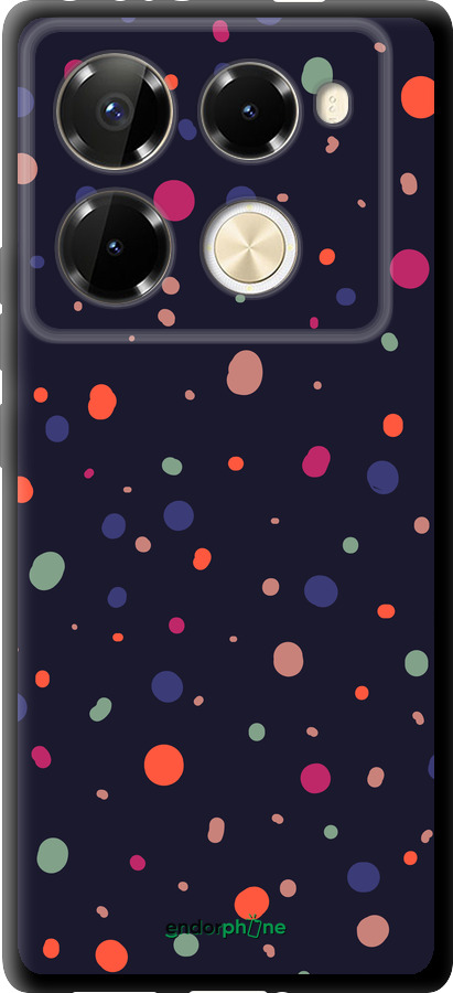 TPU чехол Горошек v2 для Infinix Note 40 PRO 5G - 5599b-3690 изображение 