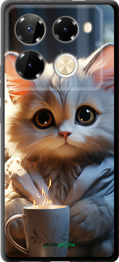 TPU чехол White cat для Infinix Note 40 Pro+ 5G - 5646b-3801 изображение 