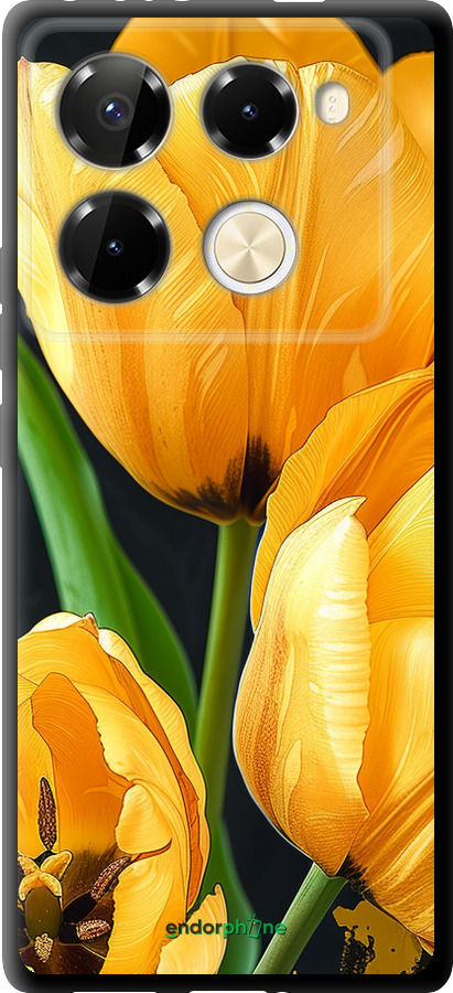 TPU чехол Желтые тюльпаны для Infinix Note 40 Pro+ 5G - 5991b-3801 изображение 