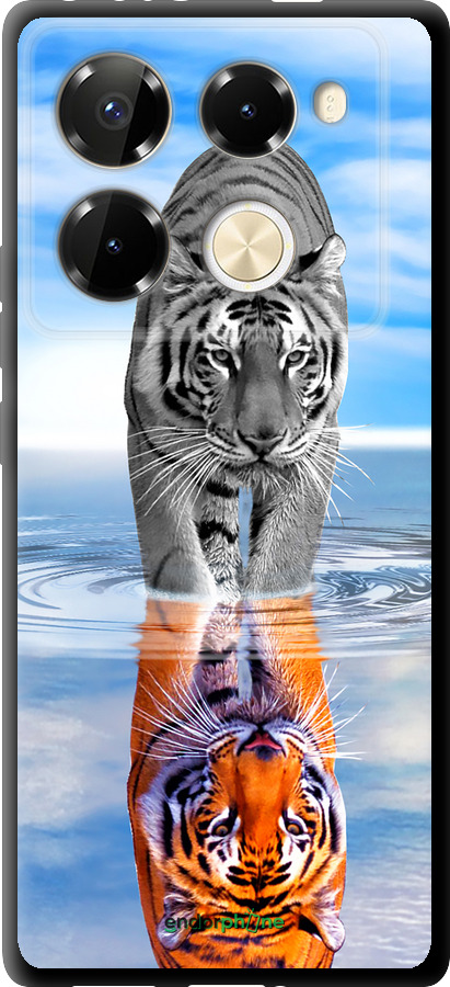 TPU чехол Тигр для Infinix Note 40 PRO 5G - 6016b-3690 изображение 