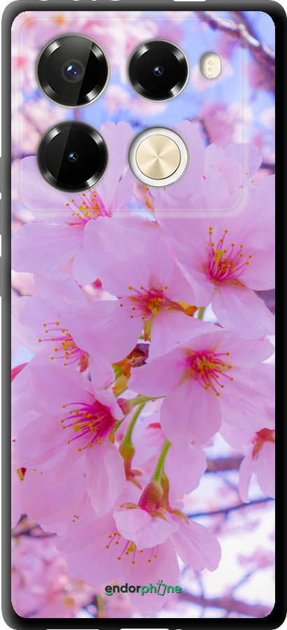 TPU чехол Сакура для Infinix Note 40 PRO 5G - 6029b-3690 изображение 