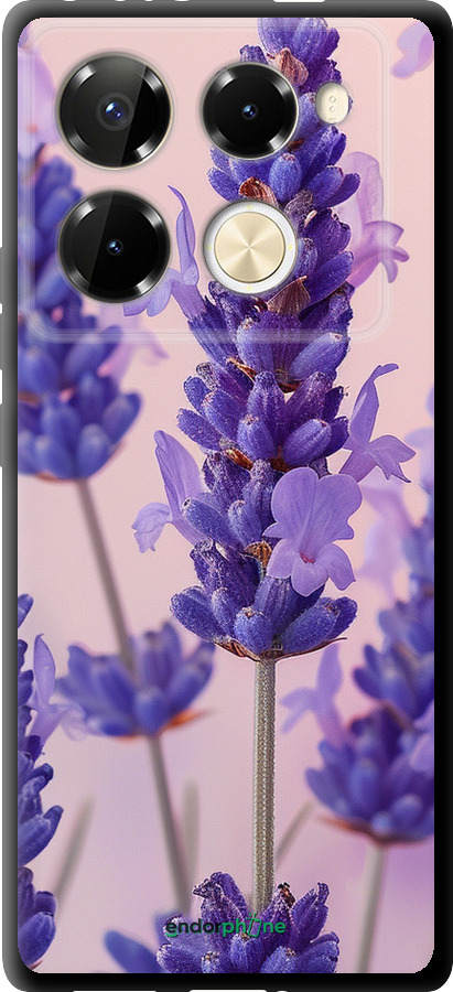 TPU чехол Лаванда для Infinix Note 40 Pro+ 5G - 6037b-3801 изображение 