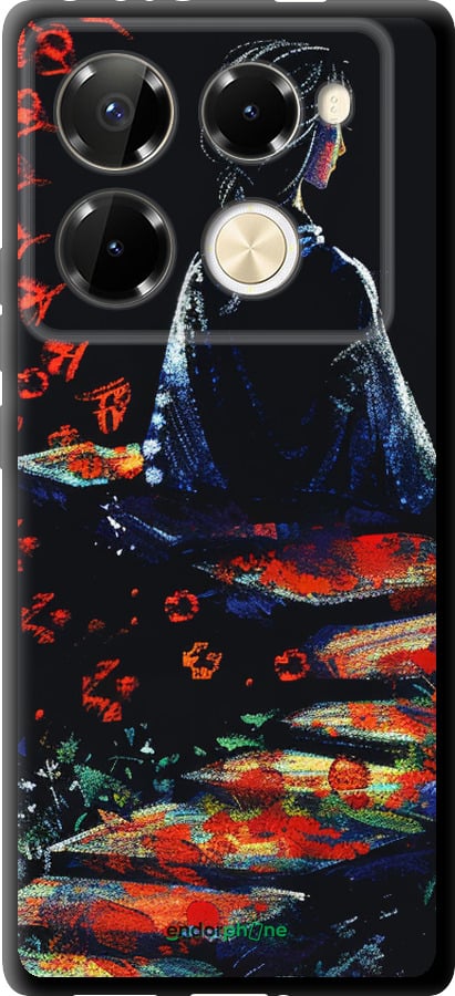 TPU чехол Мечтательная девушка для Infinix Note 40 PRO 5G - 6042b-3690 изображение 