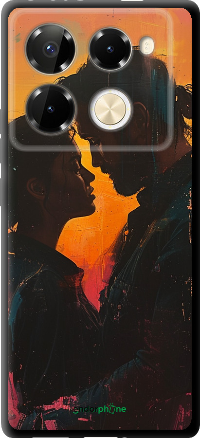 TPU чехол Кохання на полотні для Infinix Note 40 Pro+ 5G - 6067b-3801 изображение 
