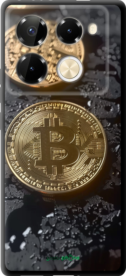 TPU чехол Вулканический Bitcoin для Infinix Note 40 Pro+ 5G - 6092b-3801 изображение 