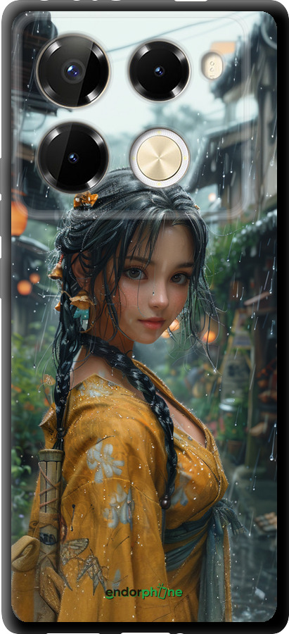 TPU чехол Anime-girl для Infinix Note 40 PRO 5G - 6133b-3690 изображение 