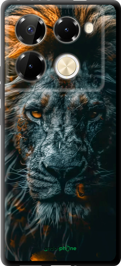 TPU чехол Лев у сутінках для Infinix Note 40 PRO 5G - 6154b-3690 изображение 