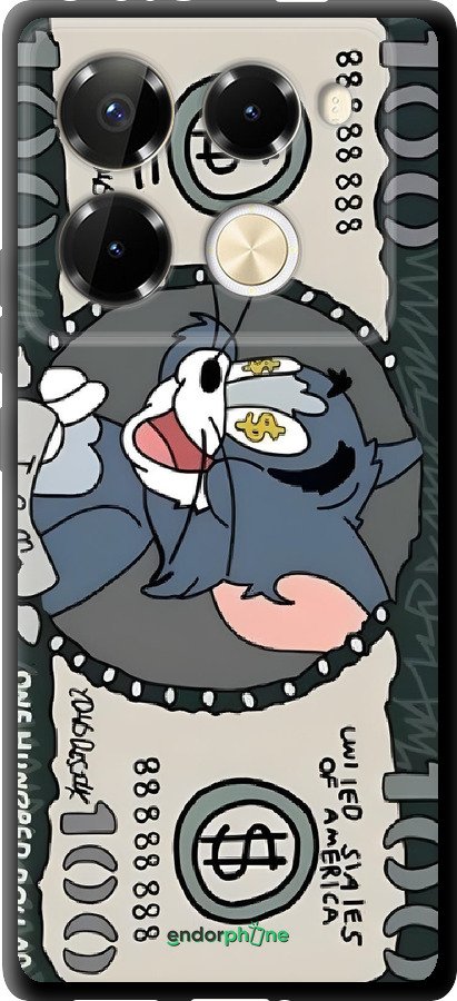 TPU чехол Том и джерри для Infinix Note 40 Pro+ 5G - 6291b-3801 изображение 