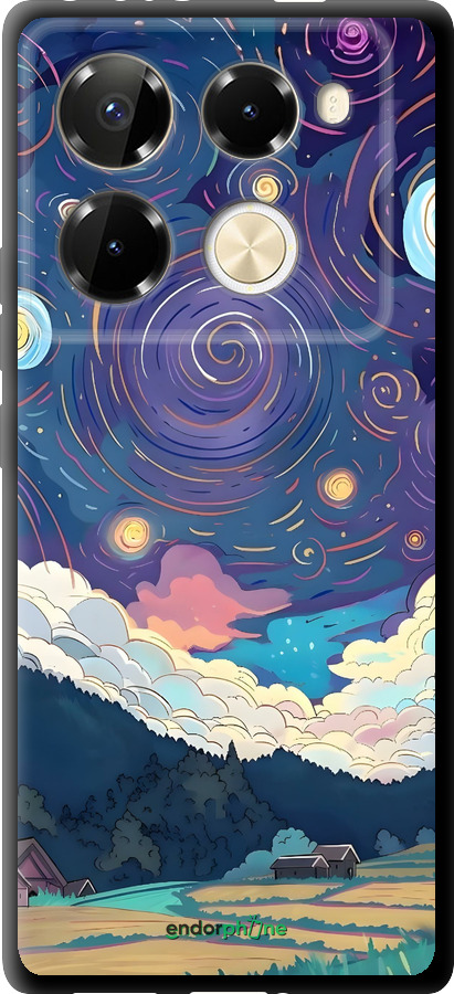 TPU чехол Креативний арт для Infinix Note 40 PRO 5G - 6322b-3690 изображение 