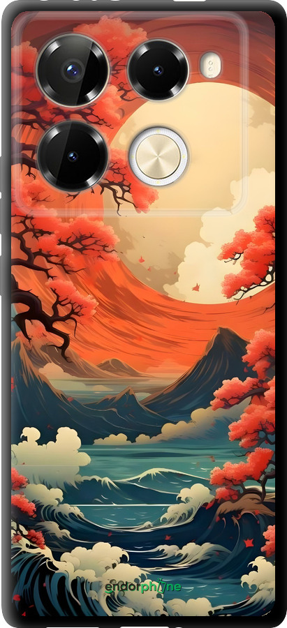TPU чехол Природа японии для Infinix Note 40 PRO 5G - 6327b-3690 изображение 
