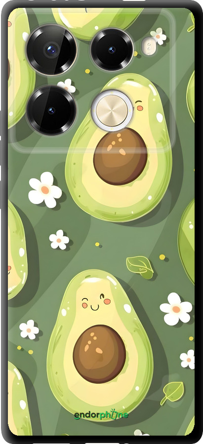 TPU чехол Авокадо для Infinix Note 40 PRO 5G - 6380b-3690 изображение 