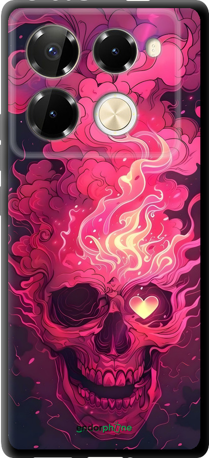 TPU чехол Череп арт для Infinix Note 40 Pro+ 5G - 6385b-3801 изображение 