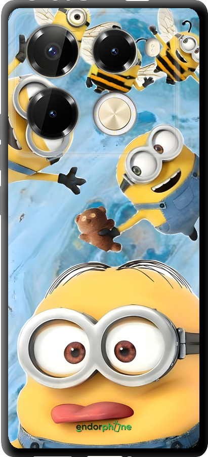 TPU чехол Миньоны для Infinix Note 40 PRO 5G - 6386b-3690 изображение 