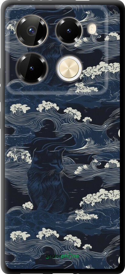 TPU чехол Морська тематика у стилі арт-деко для Infinix Note 40 Pro+ 5G - 6520b-3801 изображение 