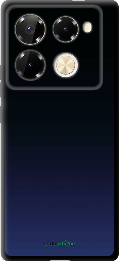 TPU чехол Градієнт у темно-синьому стилі для Infinix Note 40 Pro+ 5G - 6542b-3801 изображение 