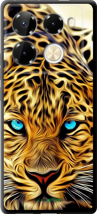 TPU чехол Леопард для Infinix Note 40 PRO 5G - 6611b-3690 изображение 