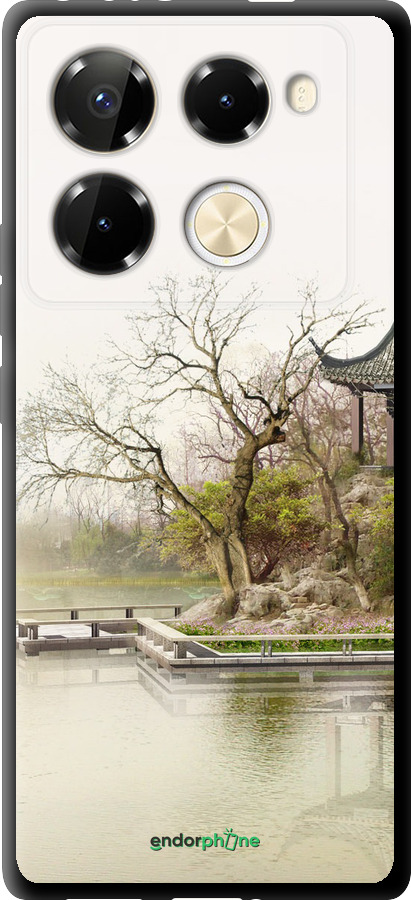 TPU чехол Японский пейзаж для Infinix Note 40 PRO 5G - 776b-3690 изображение 