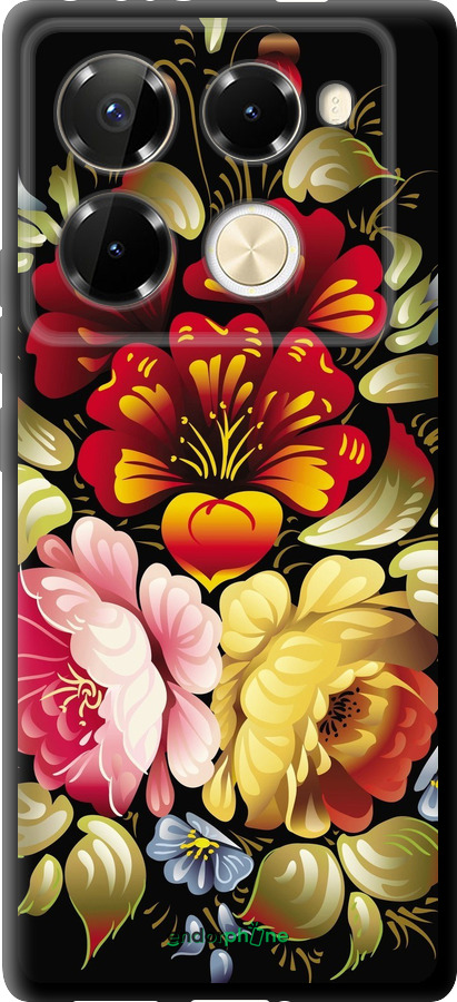 TPU чехол Хохлома 6 для Infinix Note 40 PRO 5G - 829b-3690 изображение 