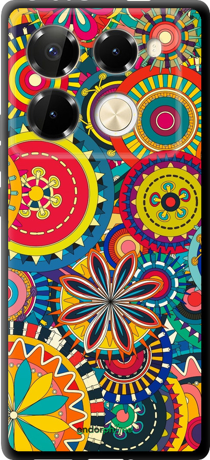 TPU чехол Узор 5 для Infinix Note 40 PRO 5G - 902b-3690 изображение 