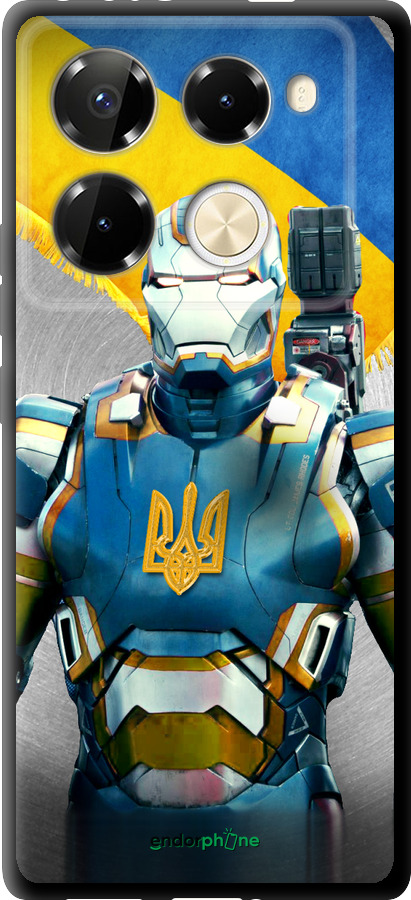 TPU чехол Украинский киборг для Infinix Note 40 PRO 5G - 980b-3690 изображение 