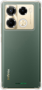 Силикон с усиленными углами чехол 'Прозрачный' для Infinix Note 40 PRO 5G изображение 16
