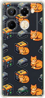 Силикон с усиленными углами чехол Autonomous Zone для Infinix Note 40 Pro+ 5G - 6771sp-3801 изображение 