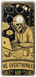 Силіконовий протиударний с посиленими кутами чехол The Overthinker для Infinix Note 40 PRO 5G - 6774sp-3690 изображение 