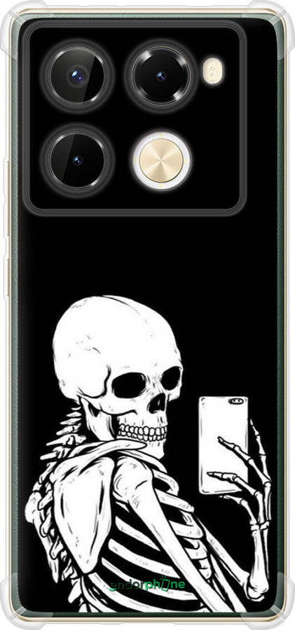 Силикон с усиленными углами чехол Скелет делает Selfie для Infinix Note 40 PRO 5G - 6535sp-3690 изображение 