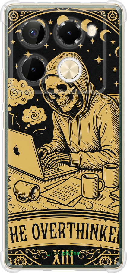 Силіконовий протиударний с посиленими кутами чехол The Overthinker для Infinix Note 40 PRO 5G - 6774sp-3690 изображение 