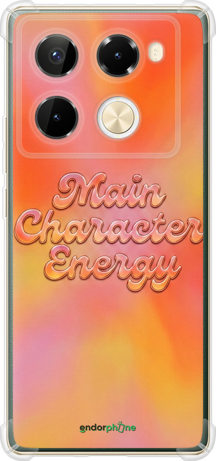 Силикон с усиленными углами чехол Aura Gradient Main Character Energy Aesthetic Y2K для Infinix Note 40 PRO 5G - 6783sp-3690 изображение 