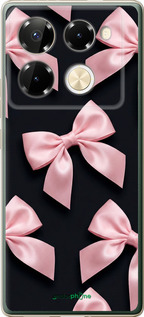 Силіконовий чехол Coquette Ribbons Dark Coquette для Infinix Note 40 Pro+ 5G - 6767u-3801 изображение 