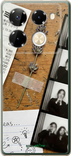 Силиконовый чехол Aesthetic Scrapbook Collage для Infinix Note 40 Pro+ 5G - 6773u-3801 изображение 