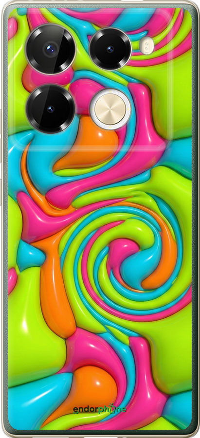 Силіконовий чехол Y2K Jelly Dream для Infinix Note 40 PRO 5G - 6780u-3690 изображение 