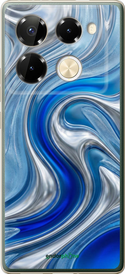 Силіконовий чехол Liquid Chrome для Infinix Note 40 Pro+ 5G - 6781u-3801 изображение 