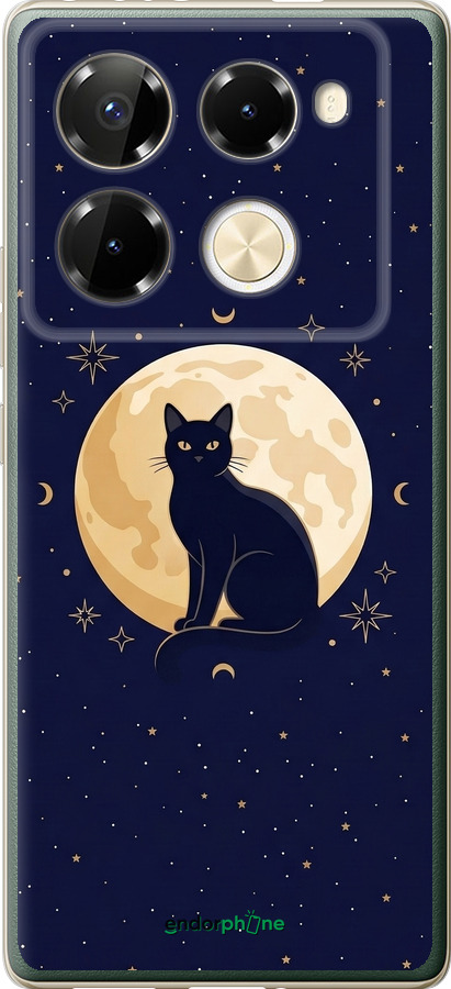Силиконовый чехол Cute Cat Celestial/Witchy для Infinix Note 40 PRO 5G - 6787u-3690 изображение 