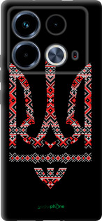 TPU чехол Герб - вышиванка на черном фоне для Infinix Note 40 - 1196b-3707 изображение 