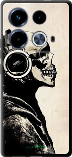 TPU чехол Скелет-меломан v2 для Infinix Note 40 - 1200b-3707 изображение 