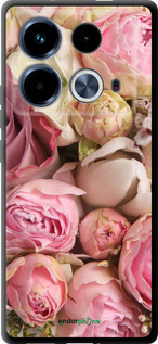 TPU чехол Розы v2 для Infinix Note 40 - 2320b-3707 изображение 