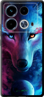 TPU чехол Арт-волк для Infinix Note 40 - 3999b-3707 изображение 