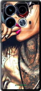 TPU чехол Девушка в тату для Infinix Note 40 - 4001b-3707 изображение 