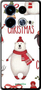 TPU чехол Merry Christmas для Infinix Note 40 - 4106b-3707 изображение 